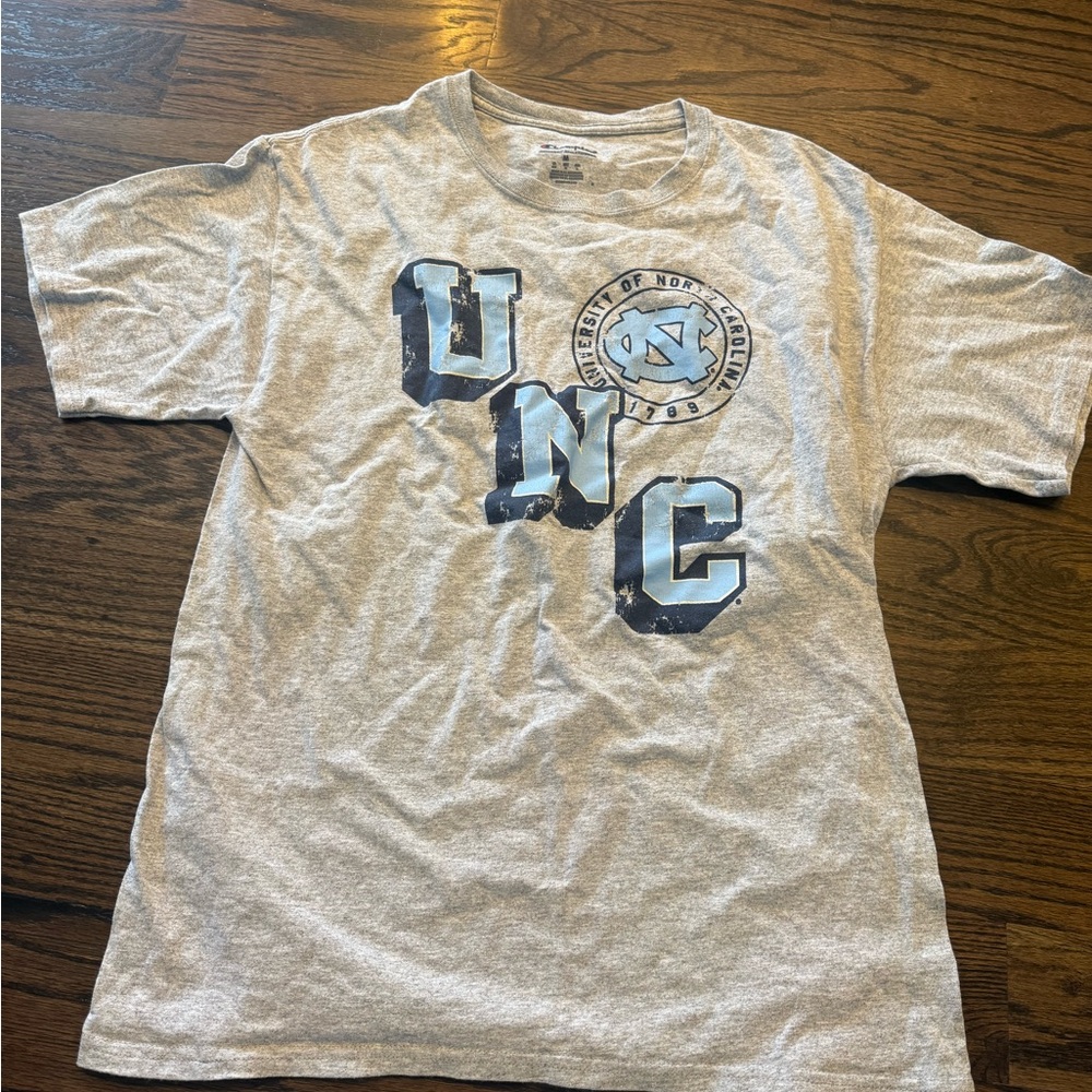 Champion Heather Gray UNC Athletic T-Shirt